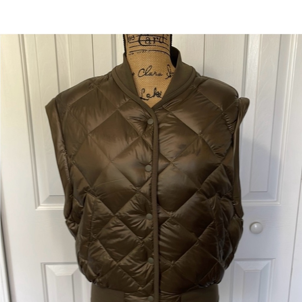 Mackage Dark Olive Puffer Jacket View 6